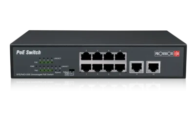 PoE switch PoES-08120C+2GI